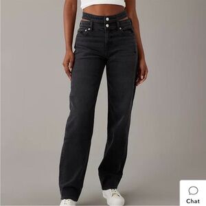 American Eagle Outfitters High Rise Black Jeans
